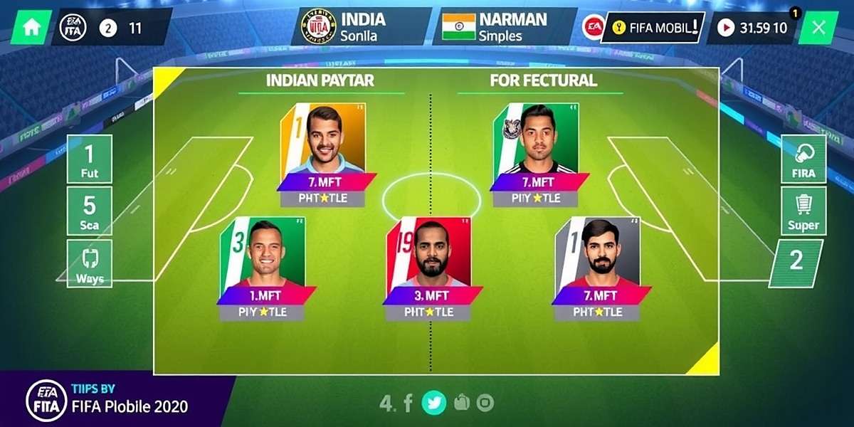 FIFA Mobile community screenshot showing Indian players in a virtual tournament